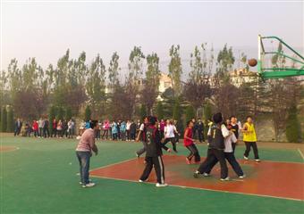 中國礦業大學服務中心圖書部籃球賽順利進行