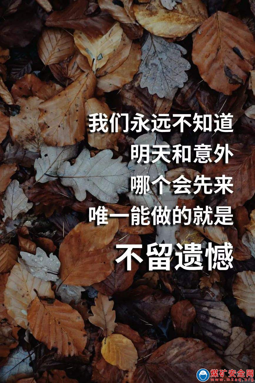 陝西陝煤蒲白熱電公司：人生，明天和意外