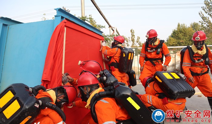 中煤新集公司救護大隊：強化救援訓練 提升救援能力