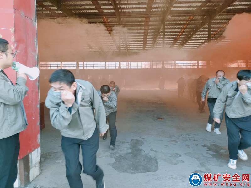 中國中煤新集物資供應公司：開展火災應急逃生和疏散演練