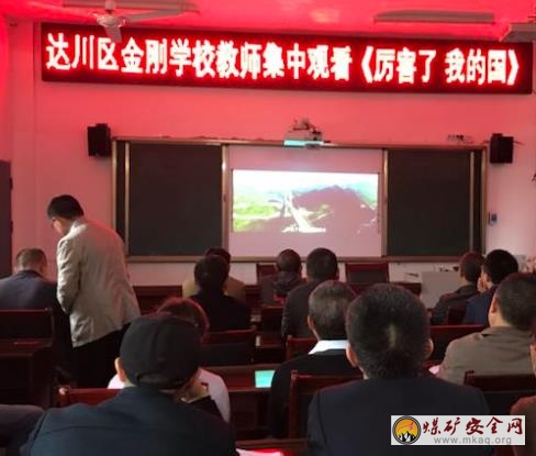達川區金剛學校開展4月份“黨員活動日”主題教育係列活動
