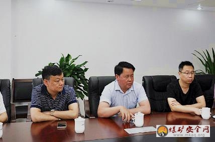 湖北宜昌遠安縣安監局一行到鼎能六建公司考察