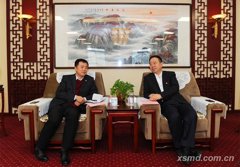 王玉寶會見山煤集團梁建光一行