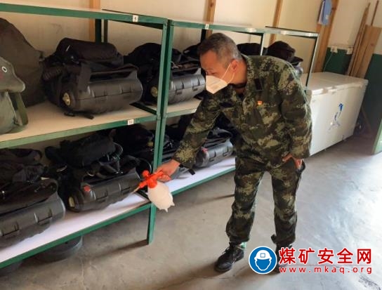 攀煤救消大隊救援二中隊黨支部疫情防控不留死角