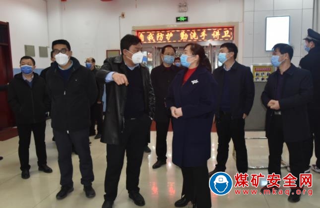 長子縣史宇榮一行深入潞安集團李村煤礦開展疫情防控工作調研