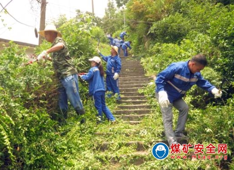 廣西高峰礦業有限責任公司四支部聯合開展黨員誌願服務活動