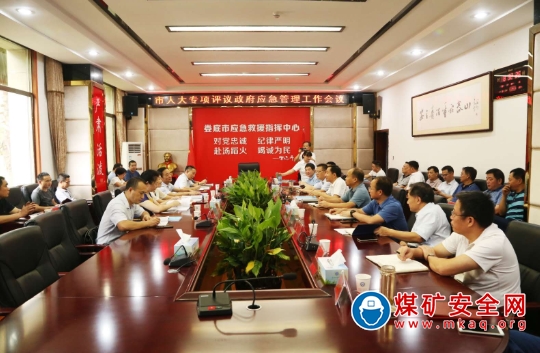 婁底市人大評議組評議應急管理工作