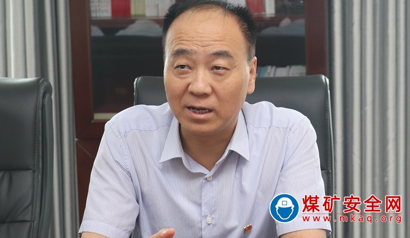 梁武民到鶴煤三礦進行督導