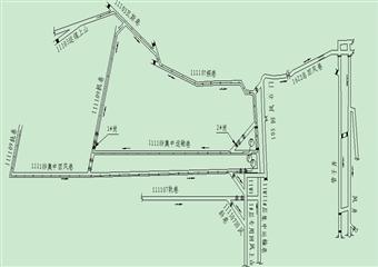 111109機巷回風通道與11103瓦斯巷貫通調風安全技術措施