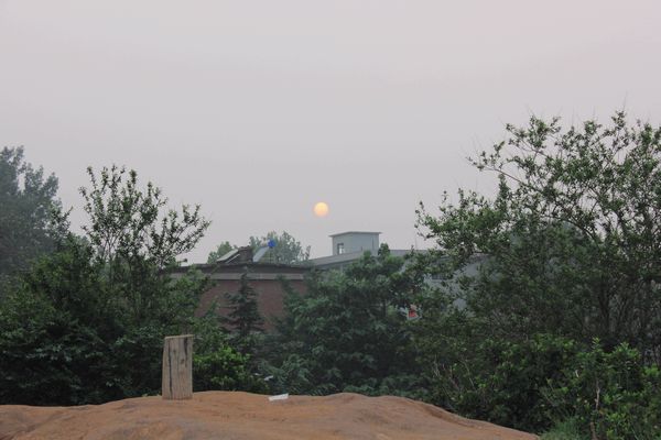 雨後夕陽