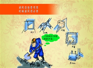通風設施要可靠  機械通風很必要 漫畫