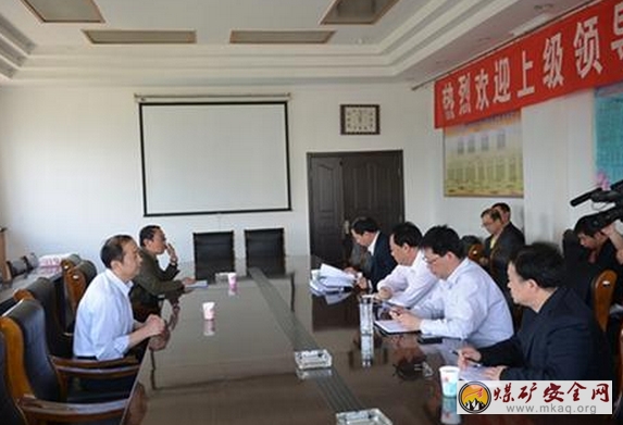 冀中能源副總經理尹誌民到張礦集團調研指導工作
