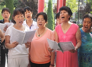 王村社區：老年合唱團唱響“夕陽紅”