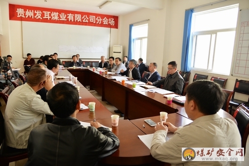 六盤水市政協主席到發耳煤業公司調研