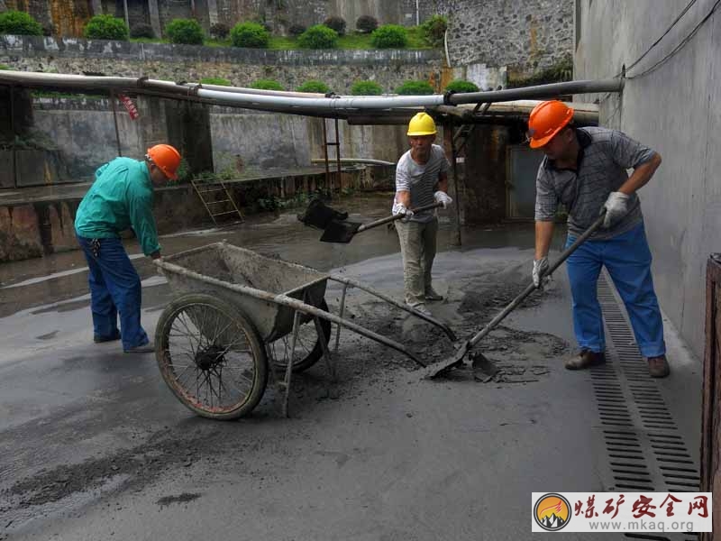 廣西華錫集團再生資源分公司黨團誌願者服務隊美化廠區在行動