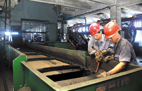 老虎台礦再洗跳汰機入洗原煤係統改造後取得顯著成效