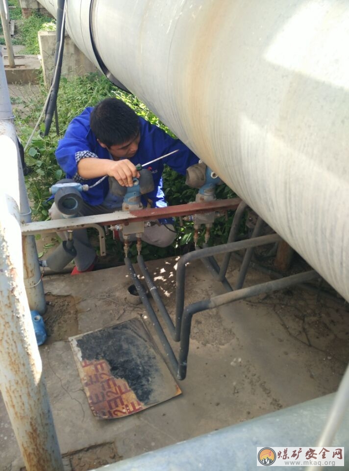 低濃度發電廠更換3#輸氣管線流量計