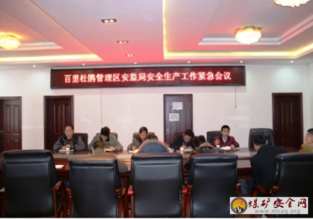百裏杜鵑貫徹省、市、區安全生產工作緊急電視電話會議