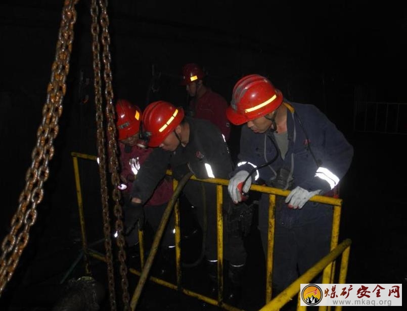 韓家灣煤炭公司機運隊：現場突擊檢查 職工從容接招