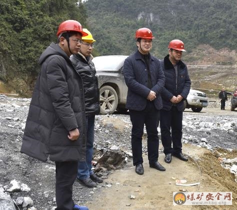 集團公司副總張小寧到再生公司調研  魯塘尾礦庫外排水廢水深度處理項目