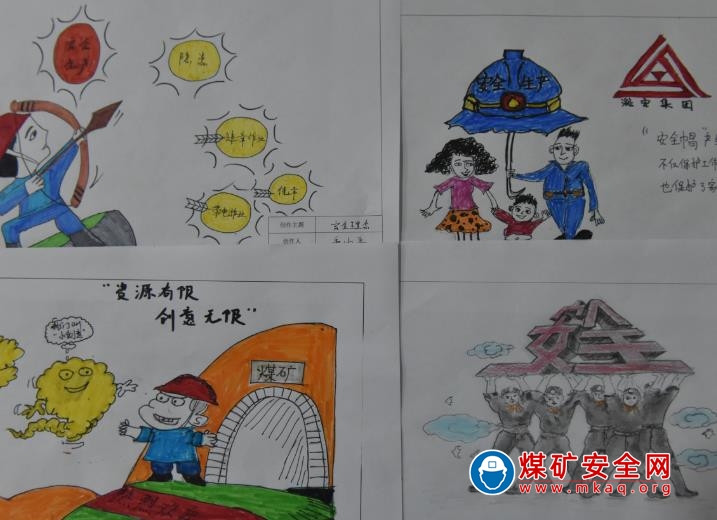 潞安集團李村煤礦：員工“畫”安全