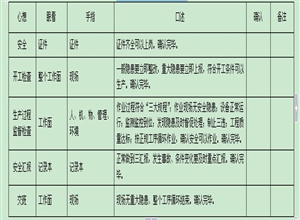 安全檢查員“手指口述”操作要領
