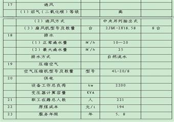 東部采區設計說明書