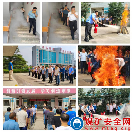 山東裕隆礦業集團唐陽煤礦開展地麵消防安全應急演練