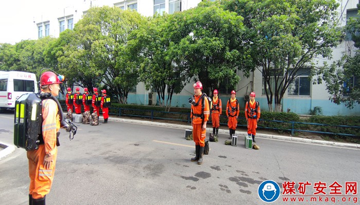 新集救護隊：參加礦井應急演練 提升救援能力